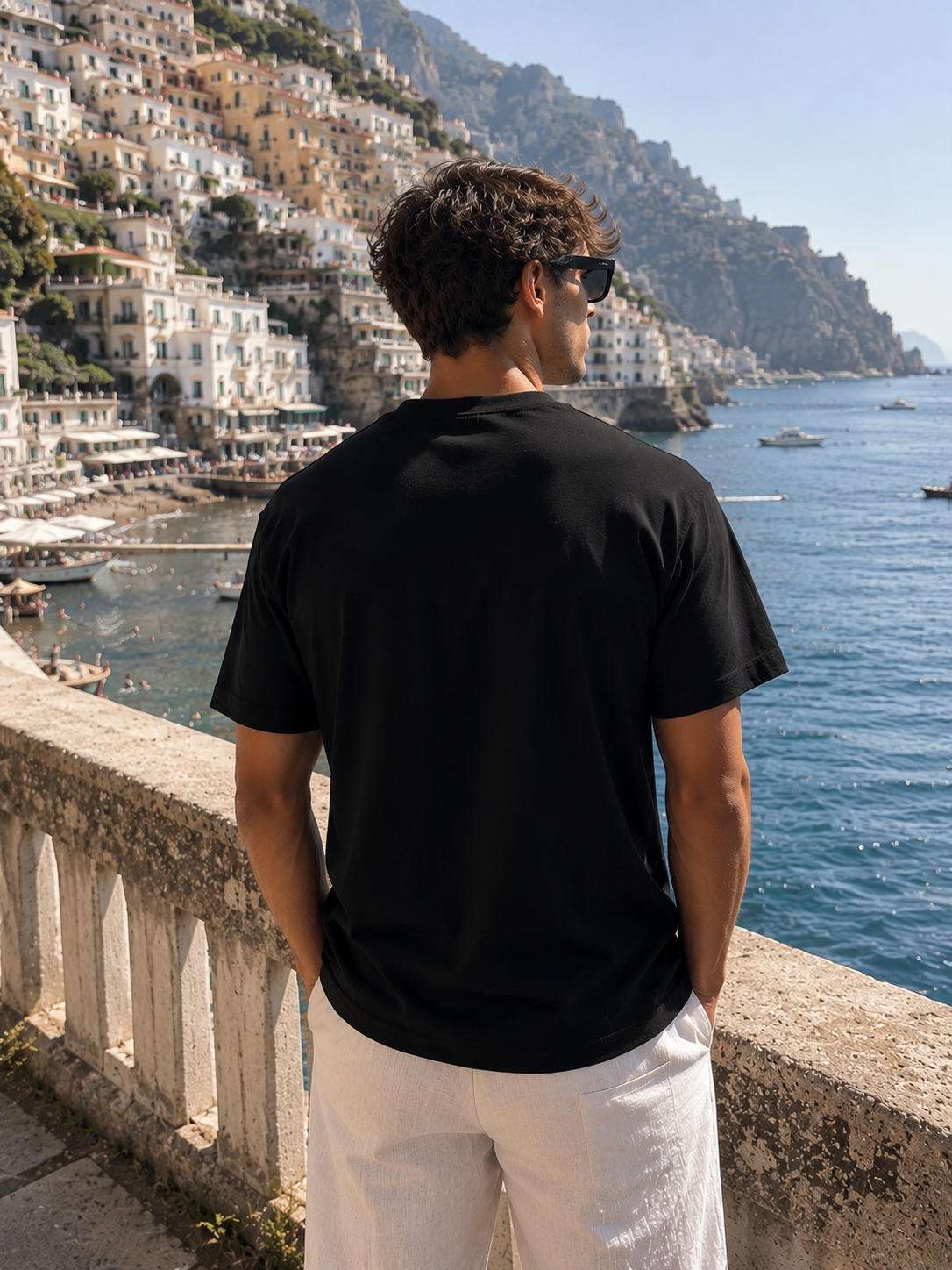T-shirt Valore zwart — view 2