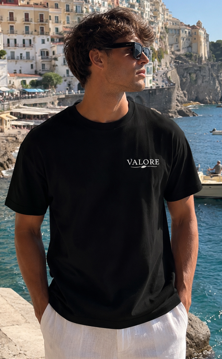 T-shirt Valore zwart